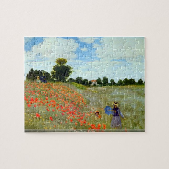 Claude Monet - Poppies Jigsaw Puzzle (Horizontal)