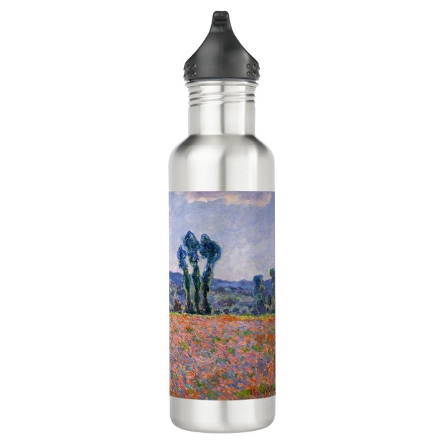 Claude Monet - Poppy Field 1890 (Giverny) 710 Ml Water Bottle (Right)