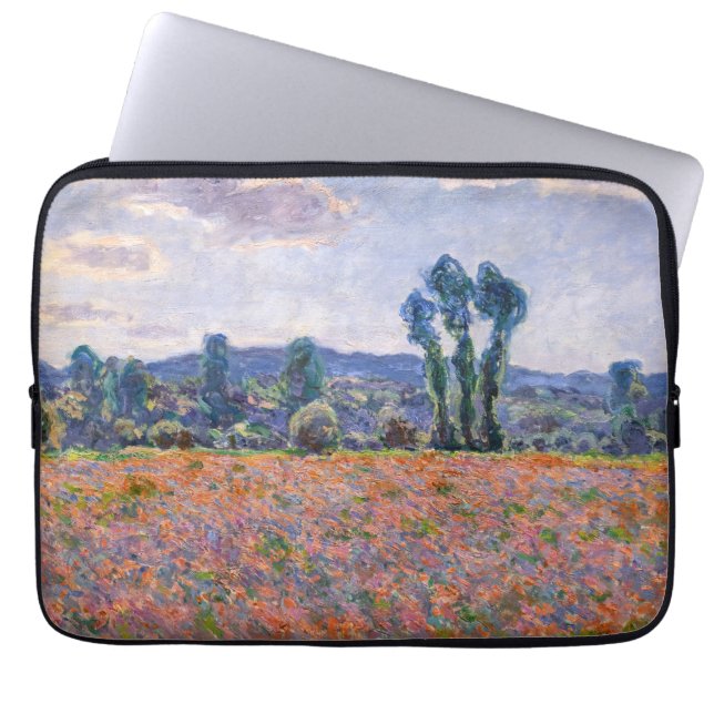 Claude Monet - Poppy Field 1890 (Giverny) Laptop Sleeve (Front)