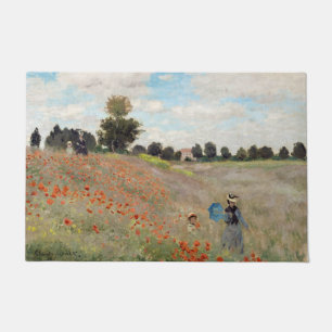 Claude Monet - Poppy Field Doormat