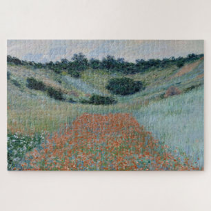 Claude Monet Poppy Field near Giverny Jigsaw Puzzle
