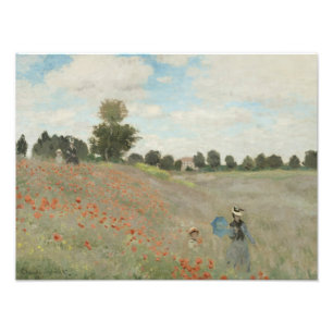 Claude Monet - Poppy Field Photo Print