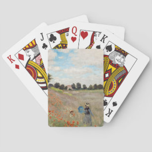 Claude Monet - Poppy Field Playing Cards