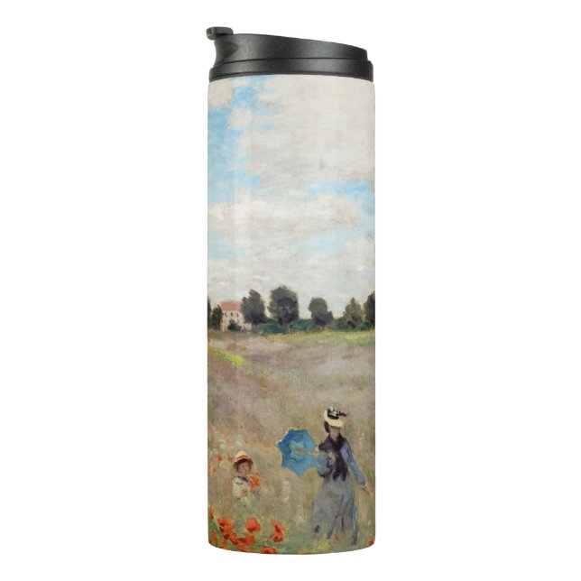Claude Monet - Poppy Field Thermal Tumbler (Rotated Right)