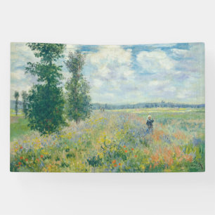 Claude Monet - Poppy Fields near Argenteuil (1875) Banner