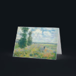 Claude Monet - Poppy Fields near Argenteuil (1875) Card<br><div class="desc">Poppy Fields near Argenteuil - Claude Monet,  Oil on canvas,  1875</div>