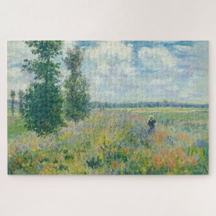 Claude Monet - Poppy Fields near Argenteuil (1875) Jigsaw Puzzle