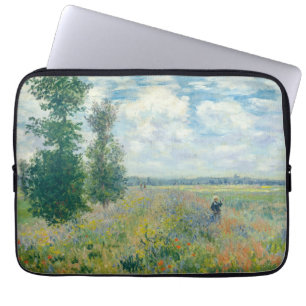 Claude Monet - Poppy Fields near Argenteuil (1875) Laptop Sleeve