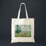 Claude Monet - Poppy Fields near Argenteuil (1875) Tote Bag<br><div class="desc">Poppy Fields near Argenteuil - Claude Monet,  Oil on canvas,  1875</div>