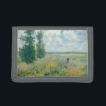 Claude Monet - Poppy Fields near Argenteuil (1875) Trifold Wallet<br><div class="desc">Poppy Fields near Argenteuil - Claude Monet,  Oil on canvas,  1875</div>