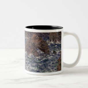 Claude Monet   Port Domois at Belle Ile, 1886 Two-Tone Coffee Mug