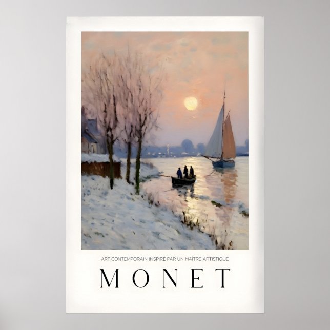 Claude Monet Poster (Front)