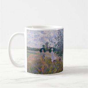 Claude Monet - Promenade near Argenteuil Coffee Mug