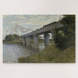 Claude Monet – Railroad Bridge in Argenteuil Jigsaw Puzzle