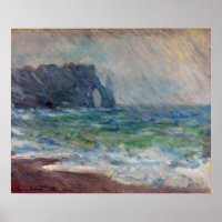 Claude Monet Rainfall Etretat Normandy France
