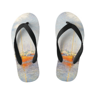 Claude Monet. Red Boats, Argenteuil Kid's Thongs