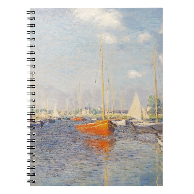 Claude Monet. Red Boats, Argenteuil Notebook (Front)