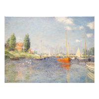 Claude Monet. Red Boats, Argenteuil