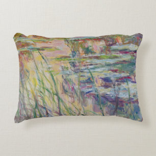 Claude Monet Reflections on the Water, 1917 Decorative Cushion