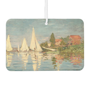 Claude Monet Regatta at Argenteuil, c.1872 Car Air Freshener