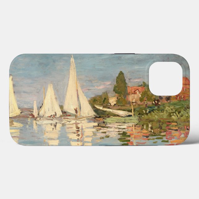 Claude Monet | Regatta at Argenteuil, c.1872 Case-Mate iPhone Case (Back (Horizontal))