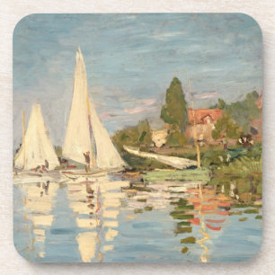 Claude Monet Regatta at Argenteuil, c.1872 Coaster