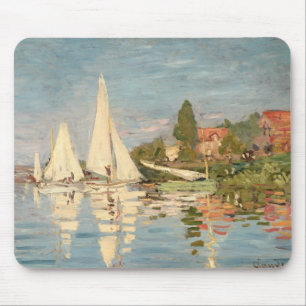 Claude Monet Regatta at Argenteuil, c.1872 Mouse Pad