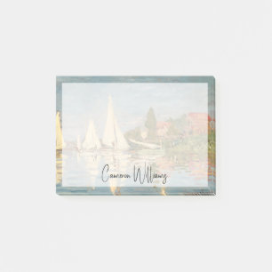 Claude Monet Regatta at Argenteuil, c.1872 Post-it Notes