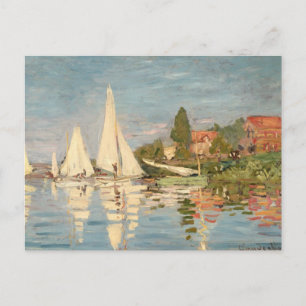 Claude Monet   Regatta at Argenteuil, c.1872 Postcard