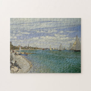 Claude Monet Regatta at Sainte-Adresse Jigsaw Puzzle