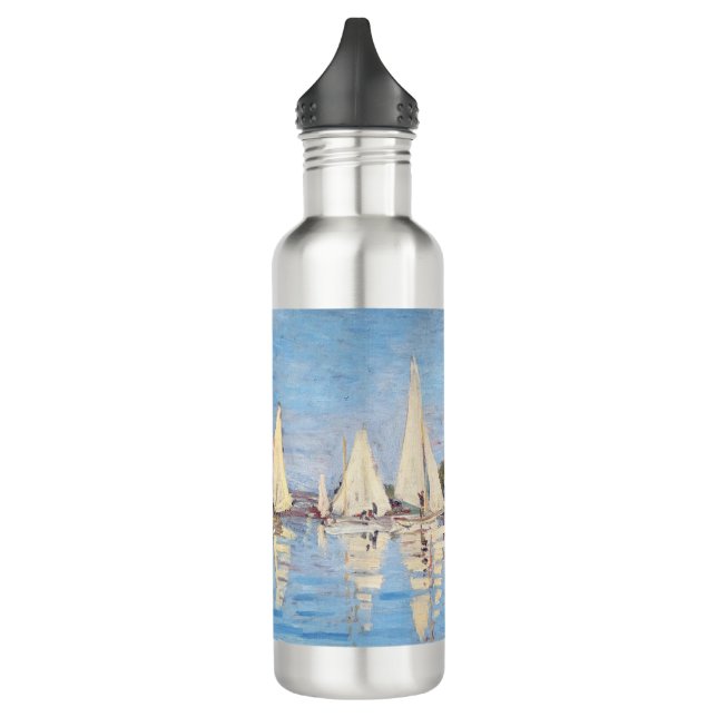 Claude Monet - Regattas at Argenteuil 710 Ml Water Bottle (Left)