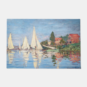 Claude Monet - Regattas at Argenteuil Doormat