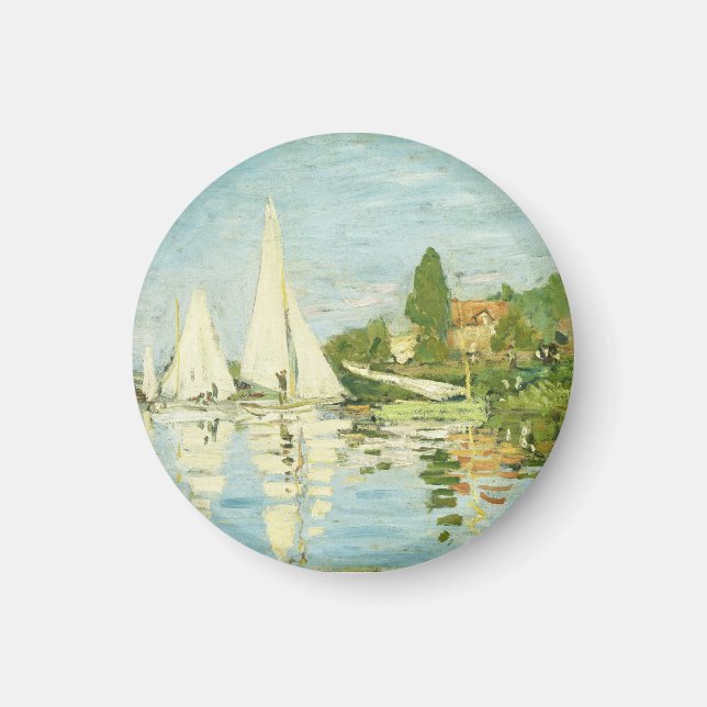 Claude Monet. Regattas at Argenteuil  Magnet (Front)