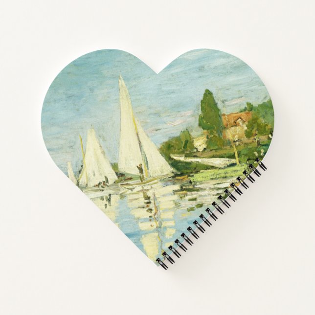 Claude Monet. Regattas at Argenteuil   Notebook (Back)