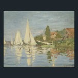 Claude Monet - Regattas at Argenteuil Photo Print<br><div class="desc">Regattas at Argenteuil by Claude Monet, circa 1872. Claude Monet was a founder of French Impressionist painting, and the most consistent and prolific practitioner of the movement's philosophy of expressing one's perceptions before nature, especially as applied to plein-air landscape painting. The term "Impressionism" is derived from the title of his...</div>