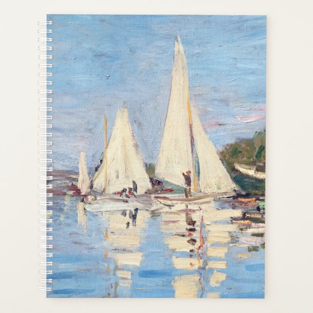 Claude Monet - Regattas at Argenteuil Planner (Front)