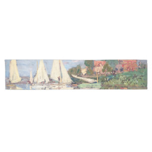 Claude Monet - Regattas at Argenteuil Short Table Runner