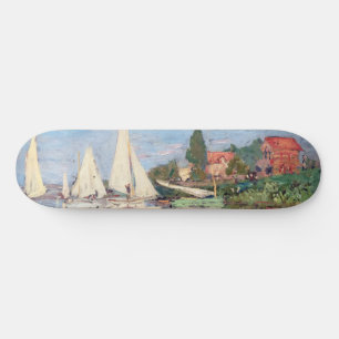 Claude Monet - Regattas at Argenteuil Skateboard