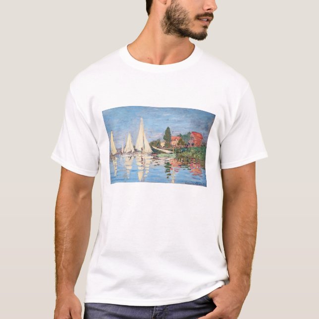 Claude Monet - Regattas at Argenteuil T-Shirt (Front)