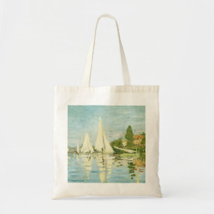 Claude Monet. Regattas at Argenteuil  Tote Bag