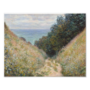 Claude Monet - Road at La Cavée, Pourville Photo Print