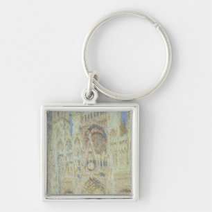 Claude Monet   Rouen Cathedral at Sunset, 1894 Key Ring