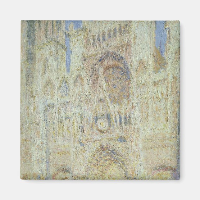 Claude Monet | Rouen Cathedral at Sunset, 1894 Magnet (Front)