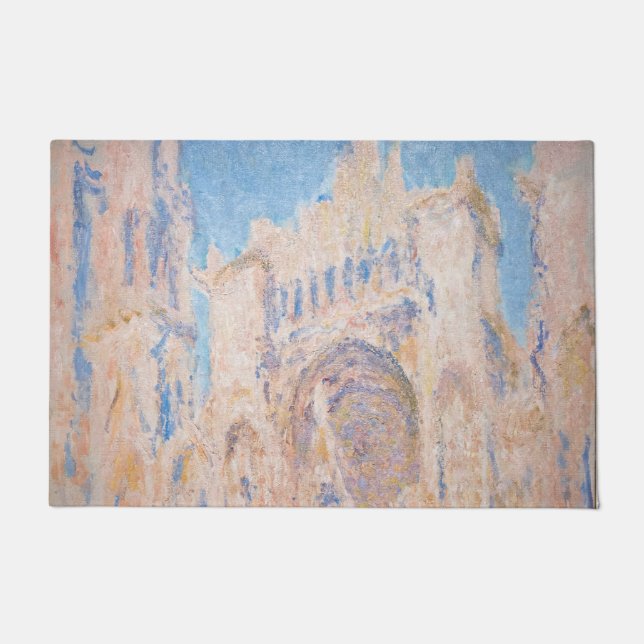 Claude Monet - Rouen Cathedral at sunset Doormat (Front)