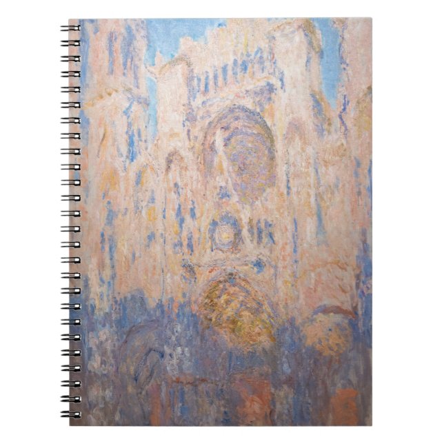Claude Monet - Rouen Cathedral at sunset Notebook (Front)