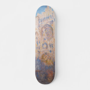 Claude Monet - Rouen Cathedral at sunset Skateboard