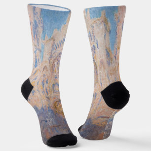 Claude Monet - Rouen Cathedral at sunset Socks