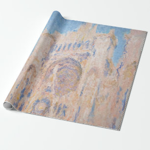 Claude Monet - Rouen Cathedral at sunset Wrapping Paper