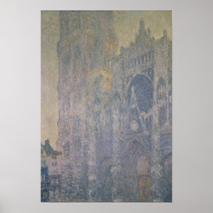 Claude Monet   Rouen Cathedral, Harmony in White Poster