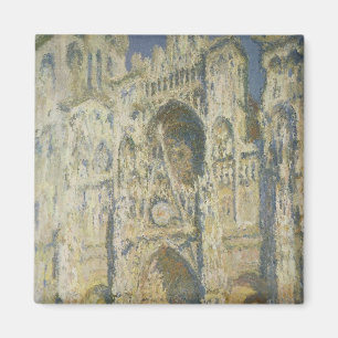 Claude Monet Rouen Cathedral in Full Sunlight Magnet